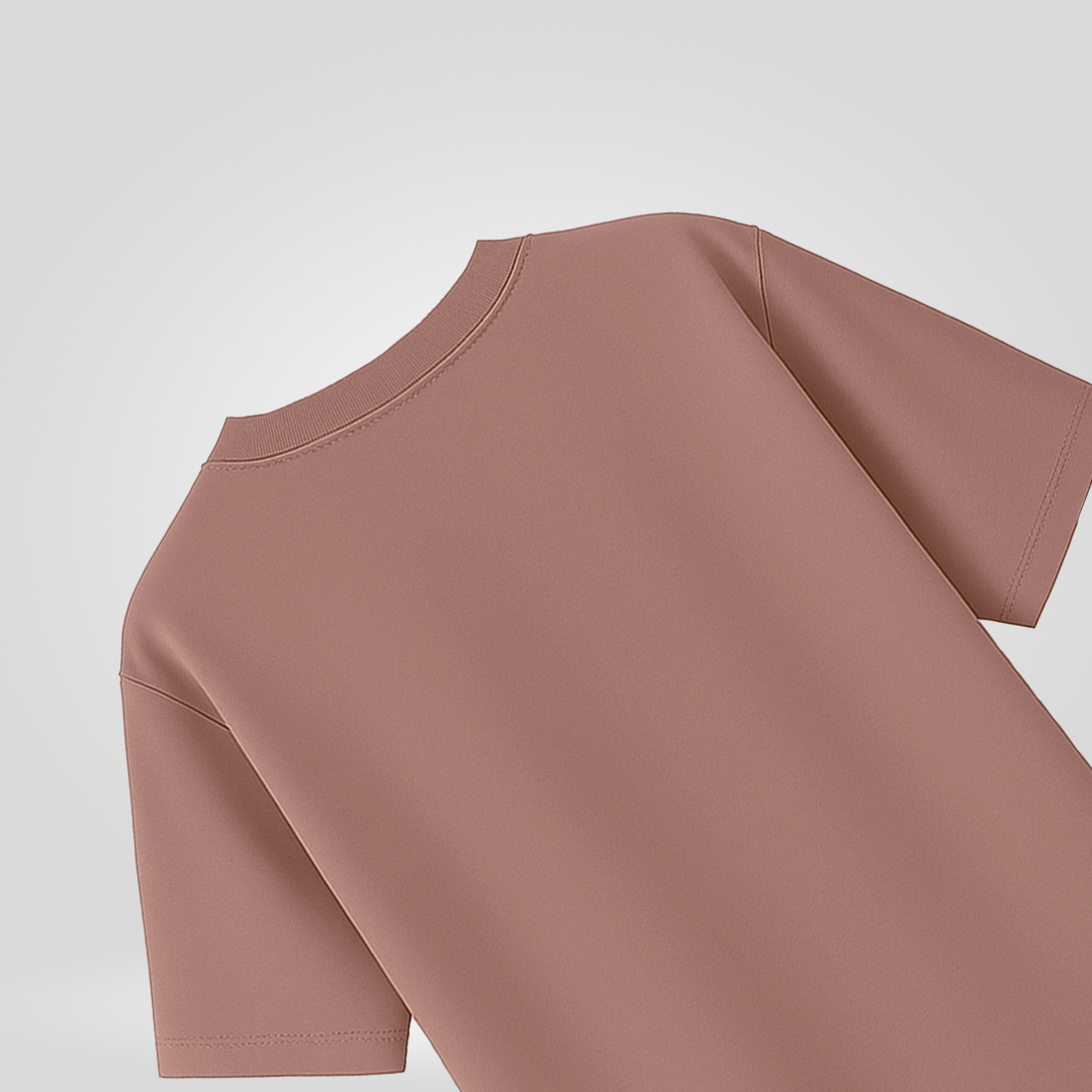 UberRaw Basic T-Shirt in Mauve Taupe