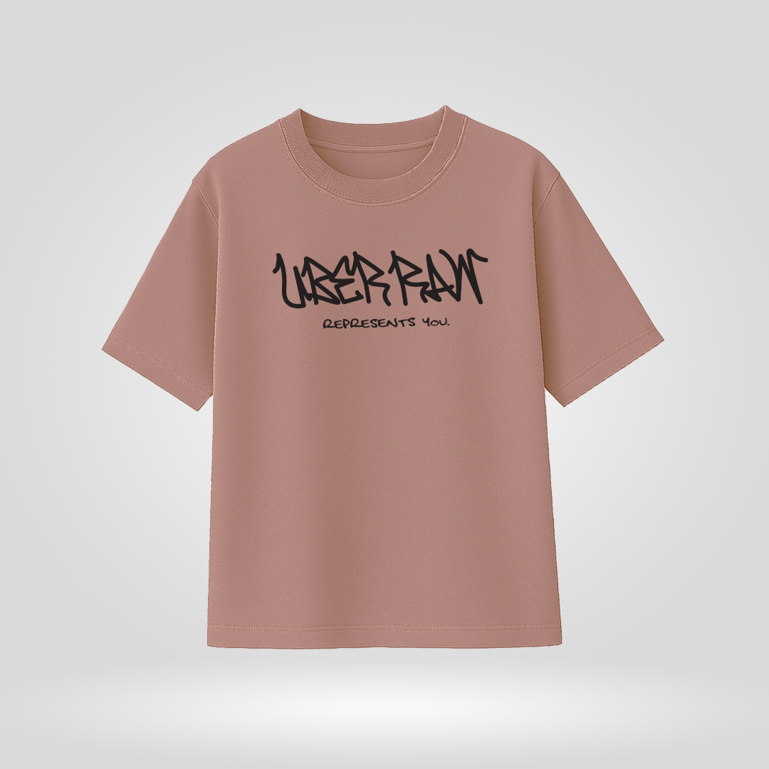 UberRaw Basic T-Shirt in Mauve Taupe